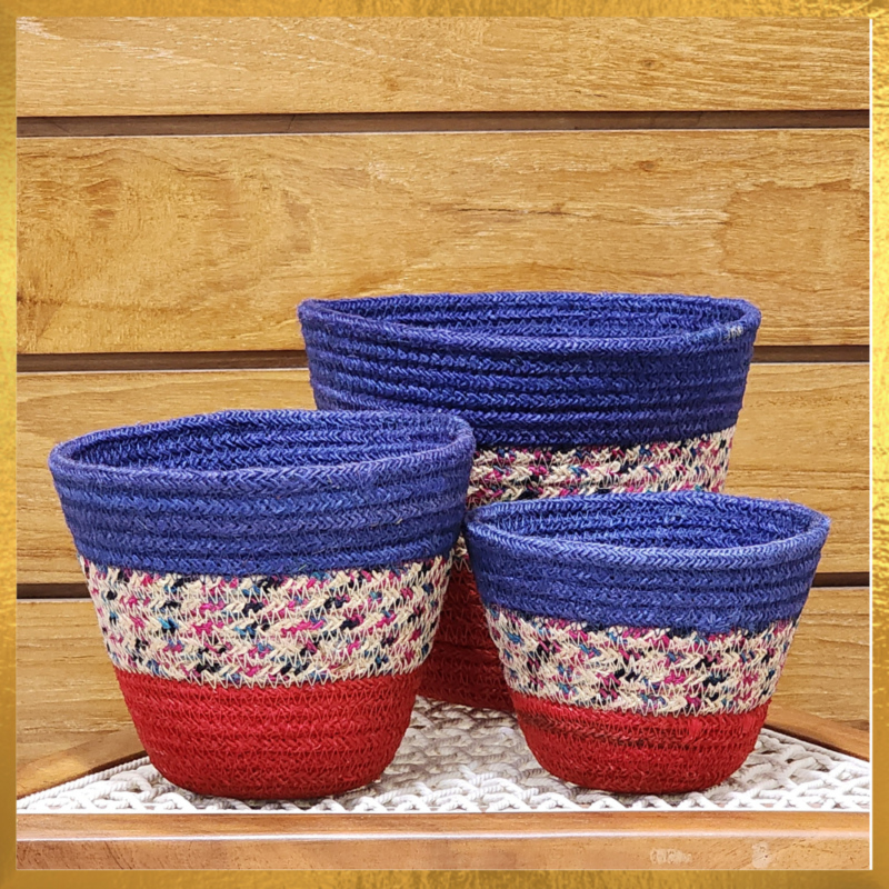 Jute 3 Organizer Set