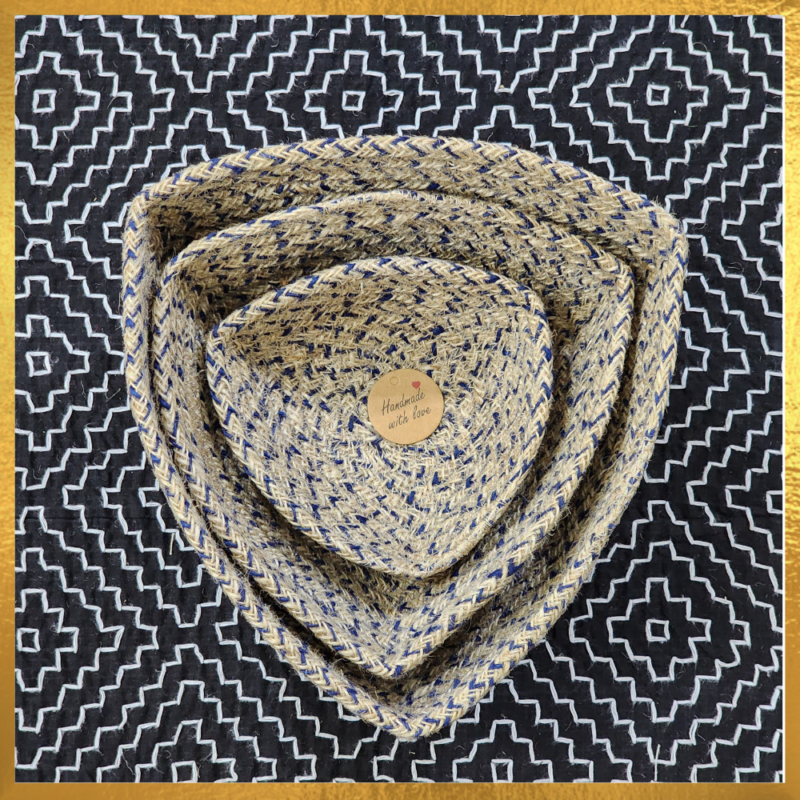 Jute 3 Organizer Set