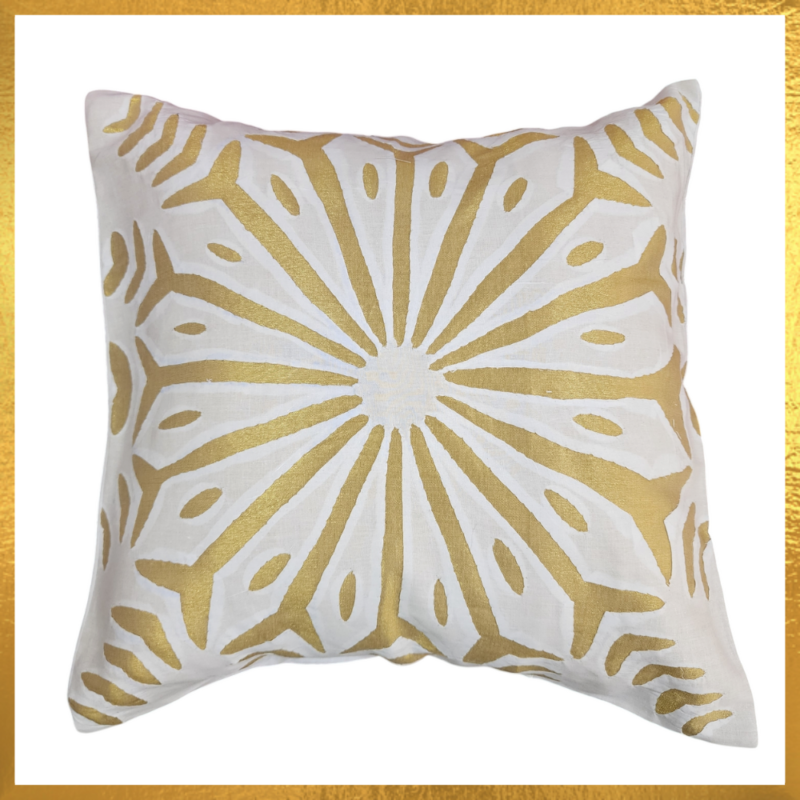 Tossor Silk Appliqued Cushion Cover