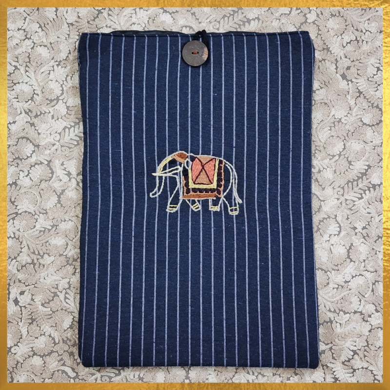 Laptop Sleeve / Laptop Cover / Tablet Cover with Hand Embroidery.