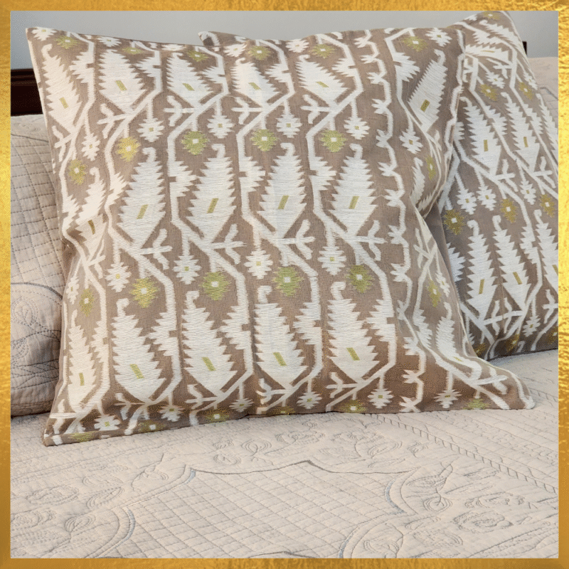 Jamdani Cushion Cover