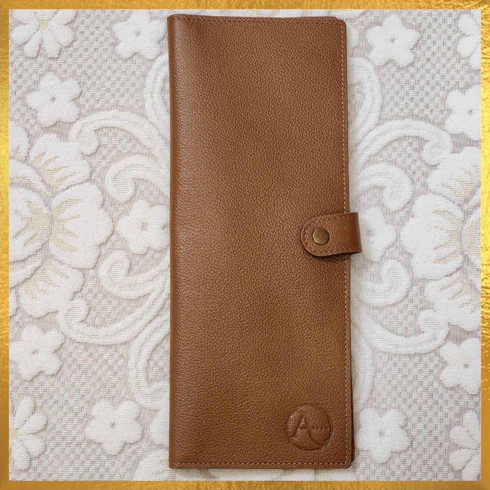Leather Cheque Book Cover