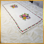 Cross Stitch Hand Embroidery Table Runner